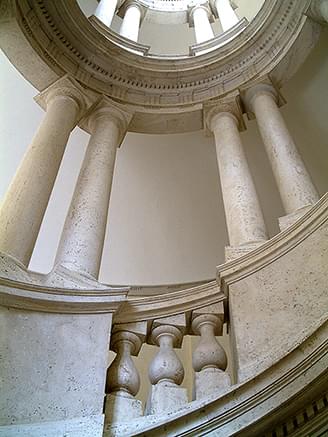 Spiral stair at Château Chambord