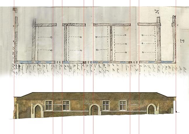 Eighteenth Century Plan Of The Coleshill Building