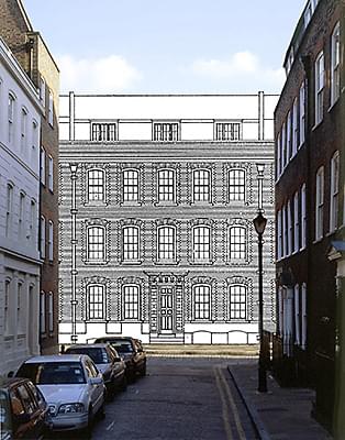 Superimposed Street Scene At Spitalfields